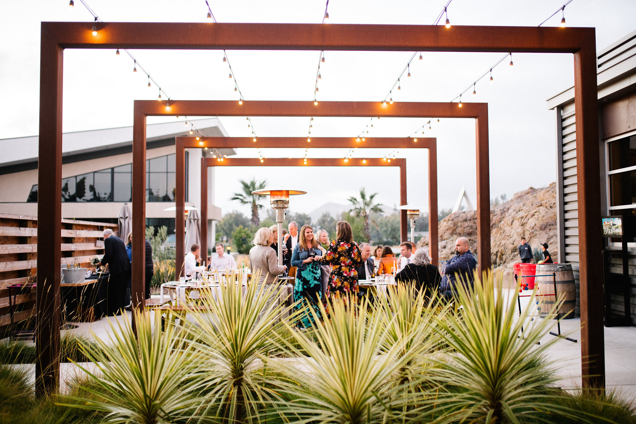 Outdoor corporate event