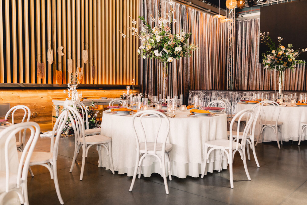 Indoor wedding setup